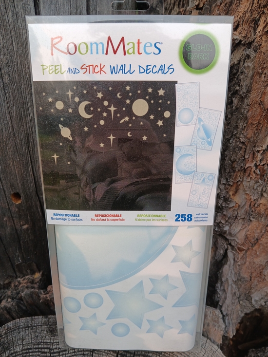 Roommates Other - RoomMates Celestial Glow-In-The-Dark Peel & Stick Wall Decals NWT 258pc